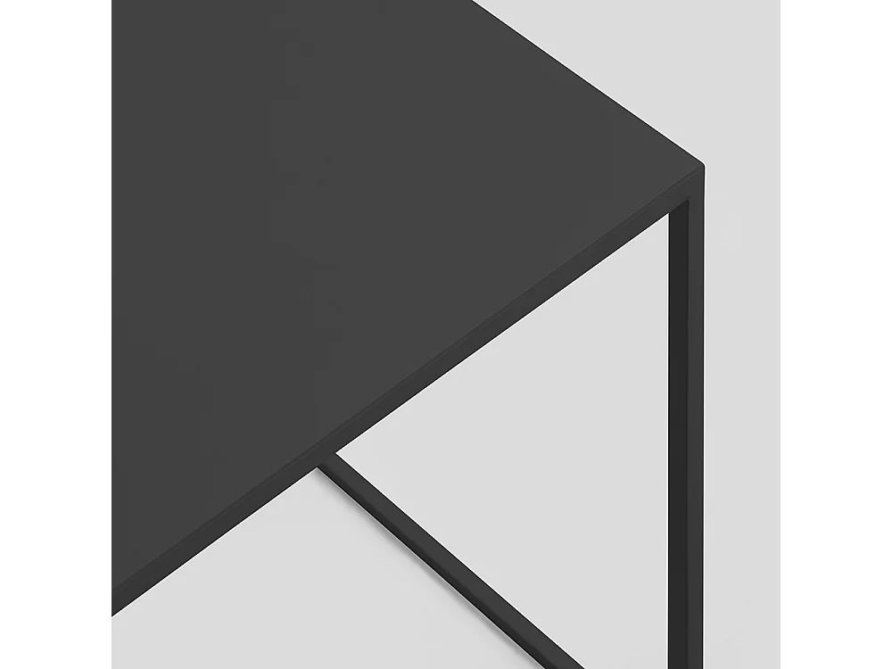 Salontafel 80x80x45 cm zwart Tensio metaal 80