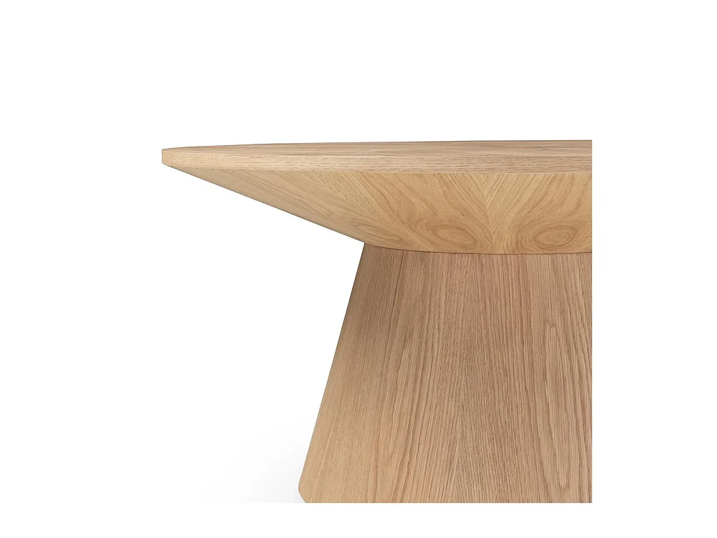 Table basse 90x90x45 cm chêne Orb