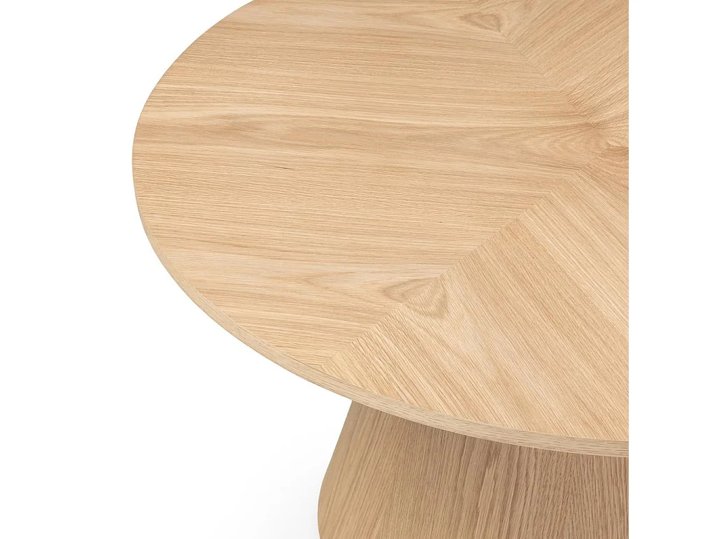 Couchtisch 90x90x45 cm Eiche Orb