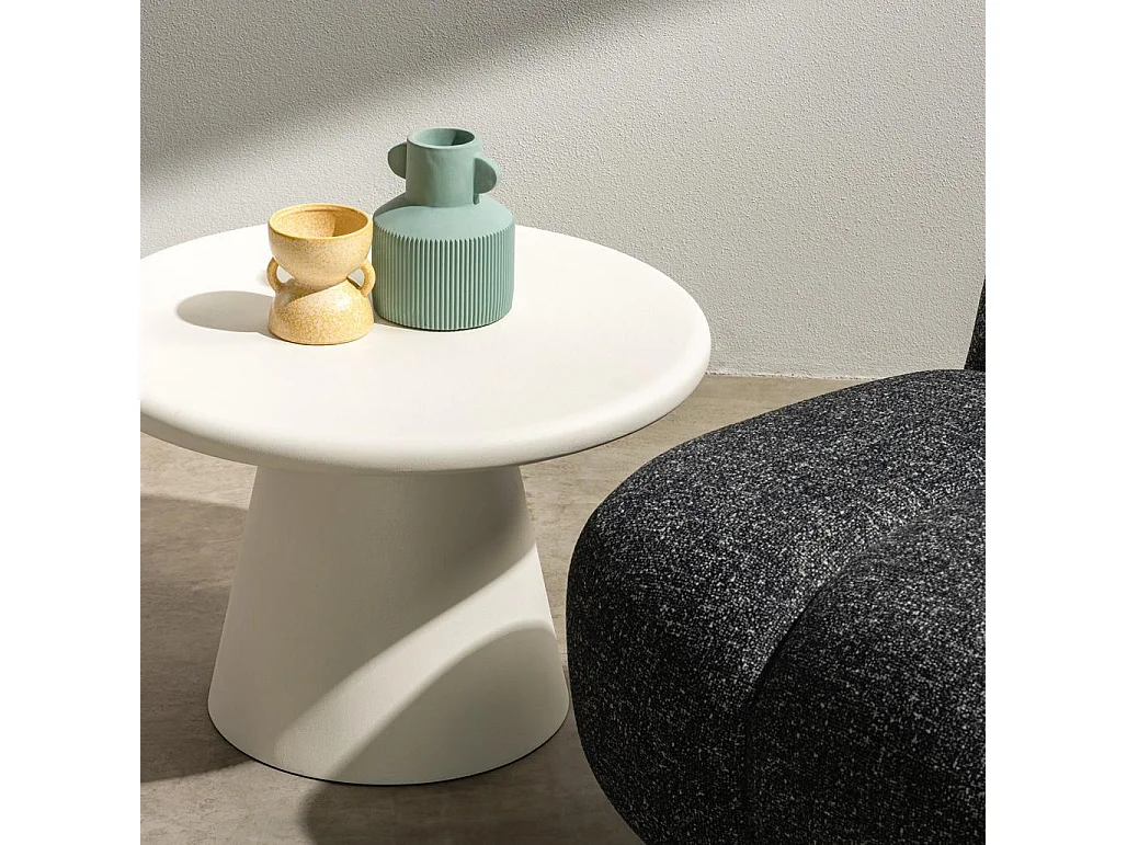 Salontafel 60x60x40 cm Crème Metre