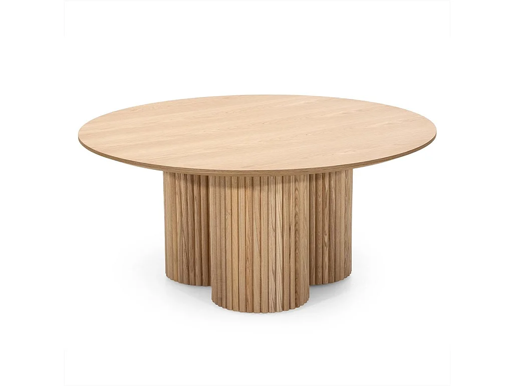 Table basse 100x100x44,5 cm chêne naora II