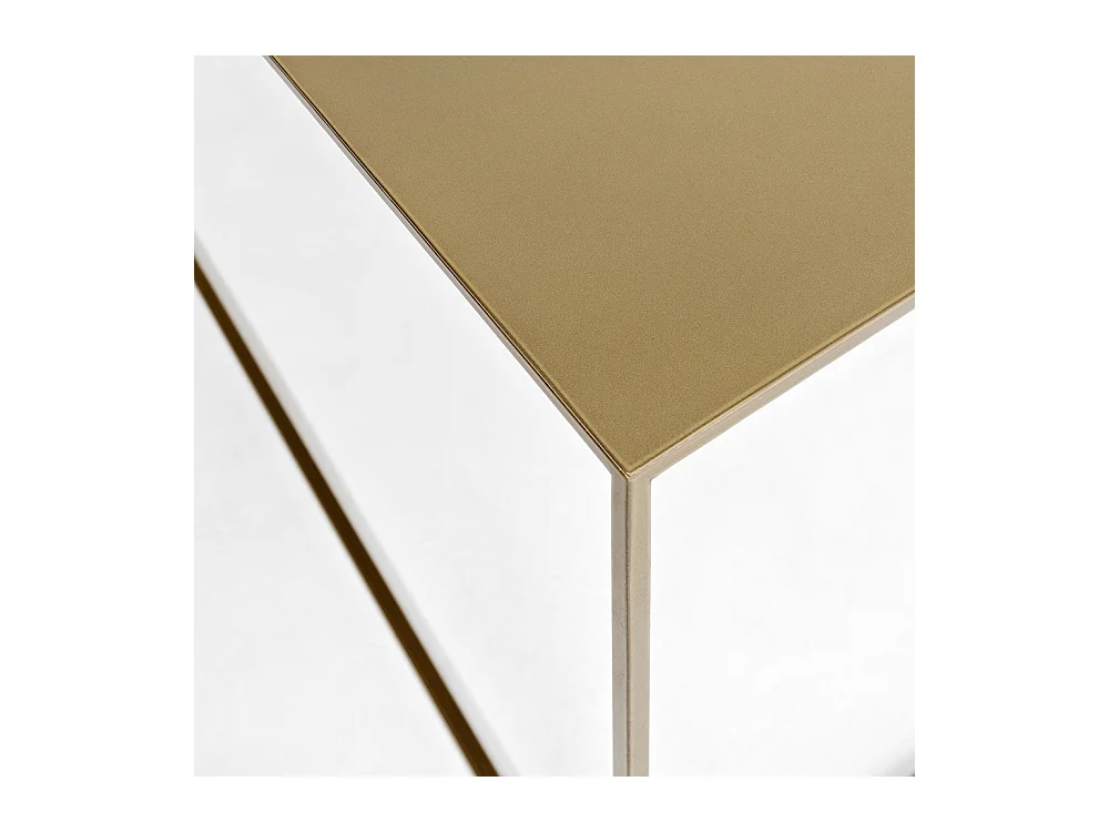 Table basse 100x60x45 cm or Tensio