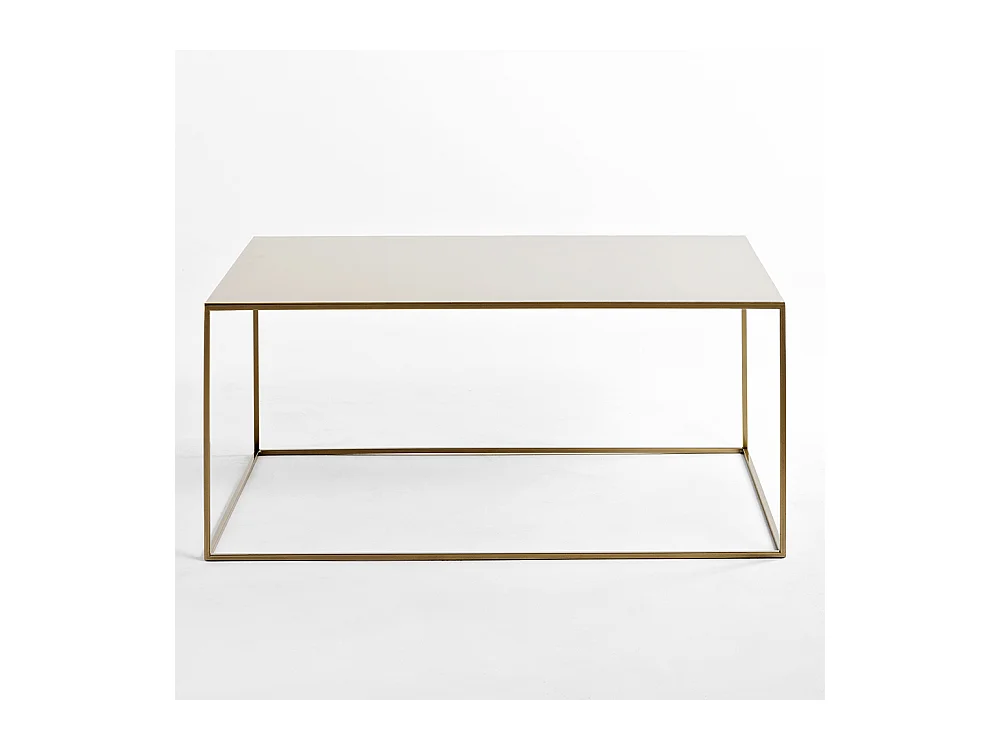 Table basse 100x60x45 cm or Tensio