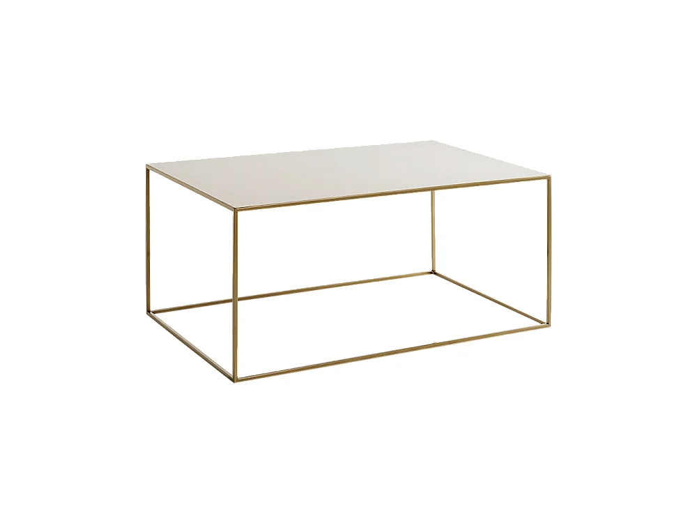 Couchtisch 100x60x45 cm Gold Tensio
