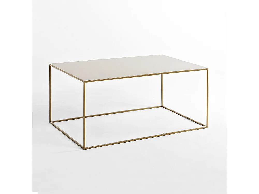 Couchtisch 100x60x45 cm Gold Tensio