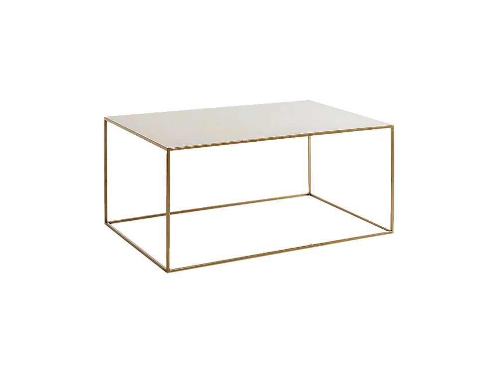 Table basse 100x60x45 cm or Tensio