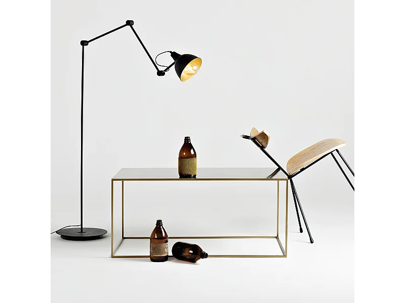 Salontafel 100x60x45 cm goud Tensio