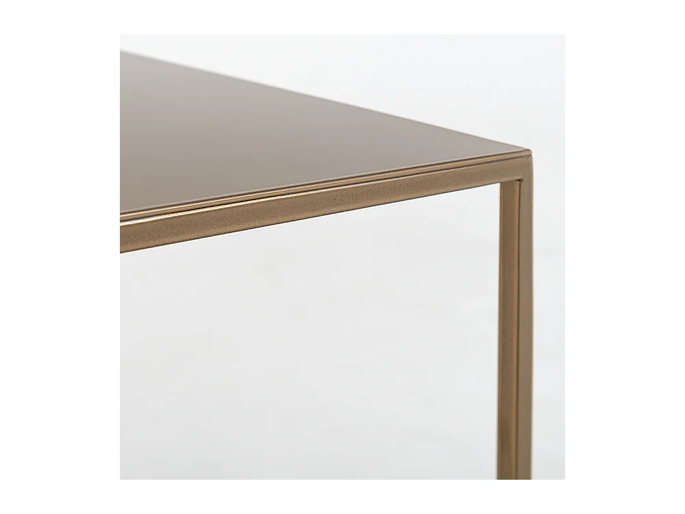 Couchtisch 0,5x0,5x0,45 m gold Tensio Metall 50