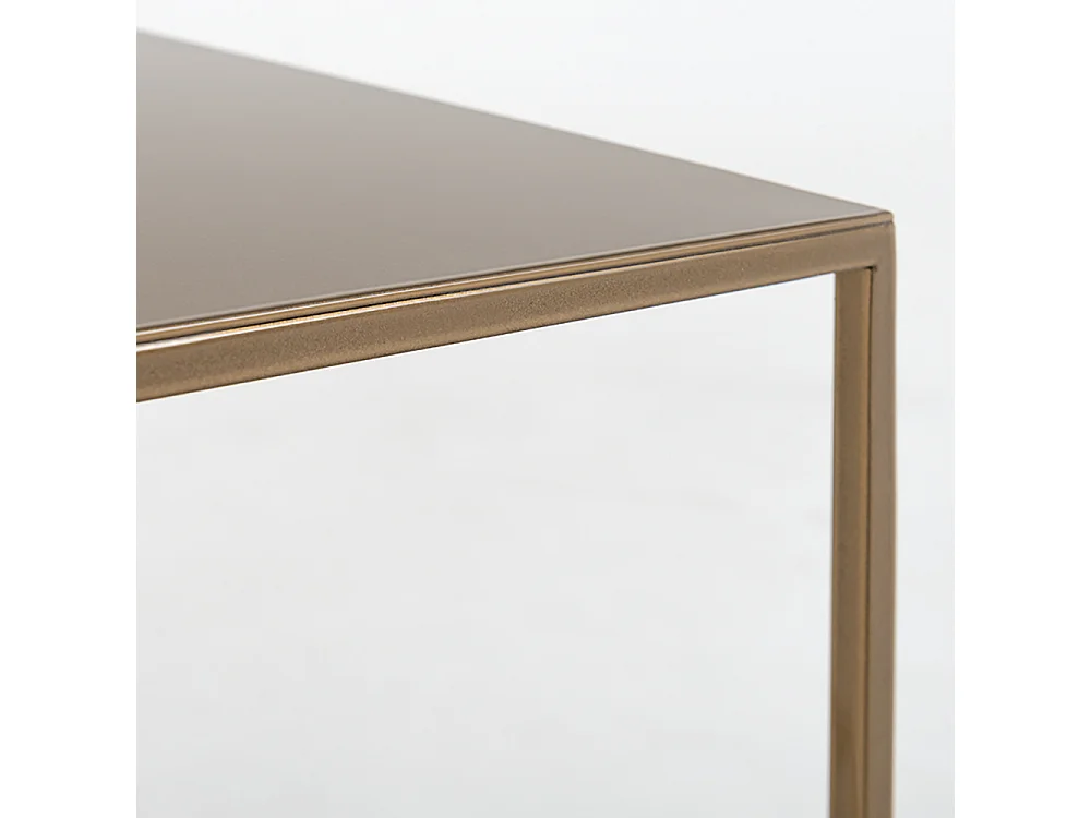 Couchtisch 0,5x0,5x0,45 m gold Tensio Metall 50