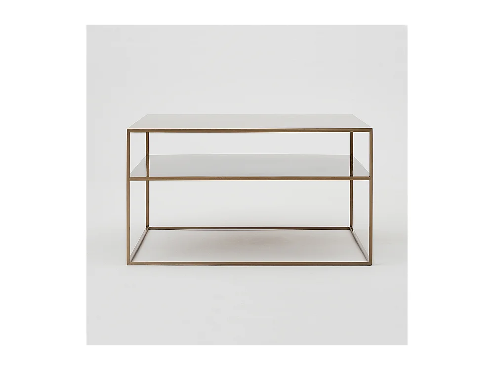 Couchtisch 80x80x45 cm gold Tensio