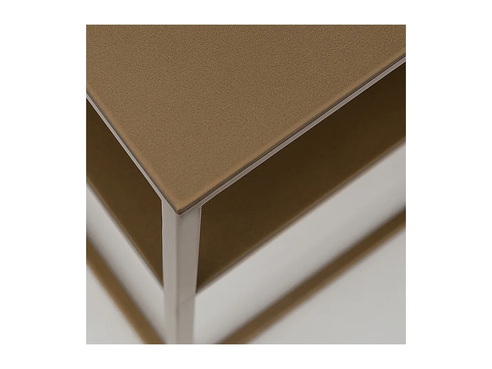 Couchtisch 80x80x45 cm gold Tensio