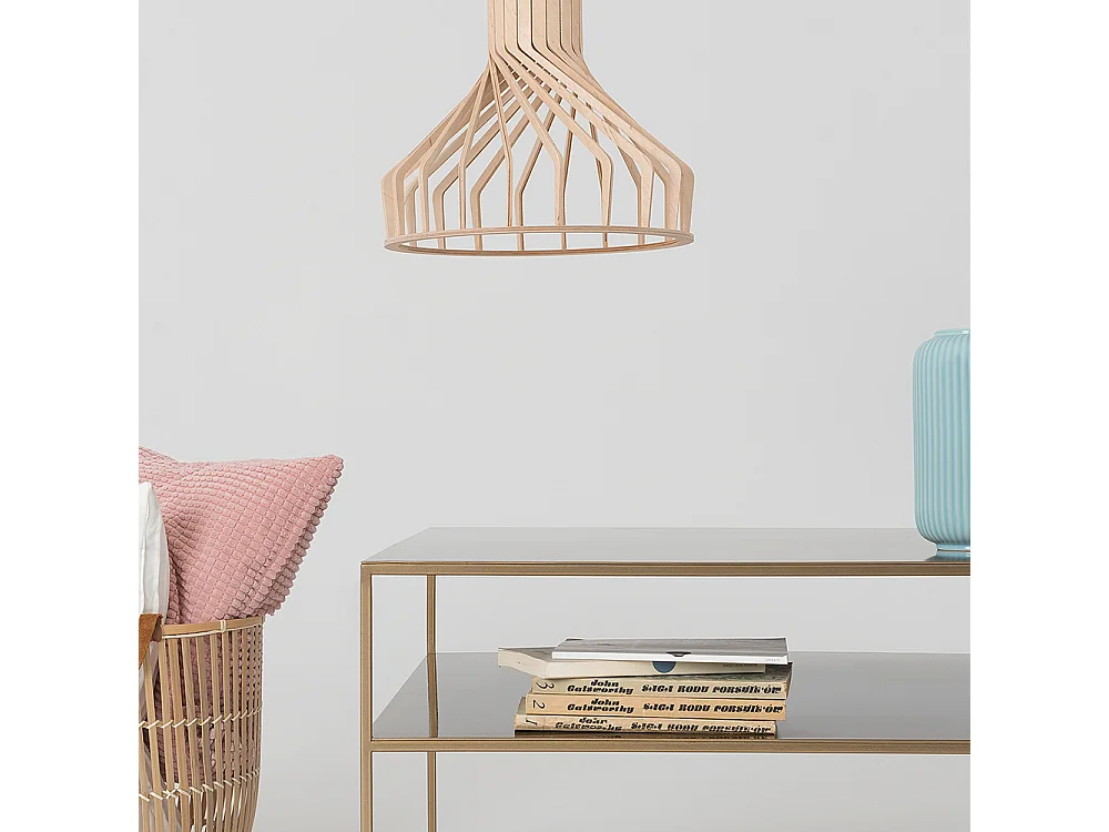 Table basse 80x80x45 cm or tensio