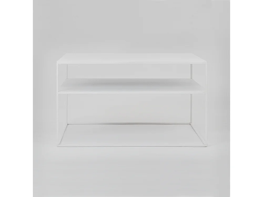 Salontafel 80x80x45 cm wit Tensio