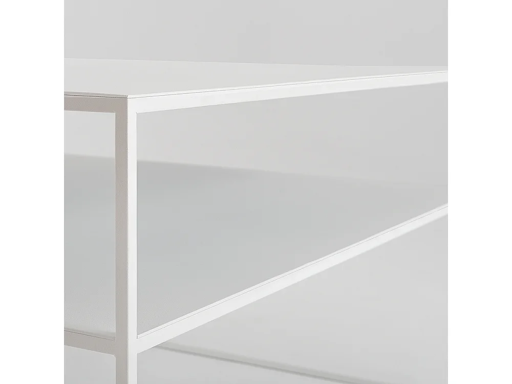 Salontafel 80x80x45 cm wit Tensio