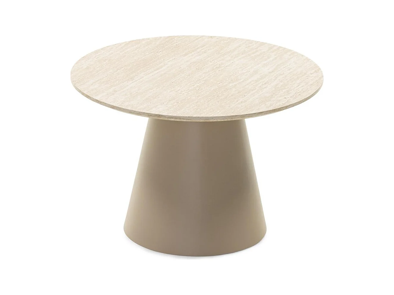Table basse 53x59,5x80 cm beige OREZ