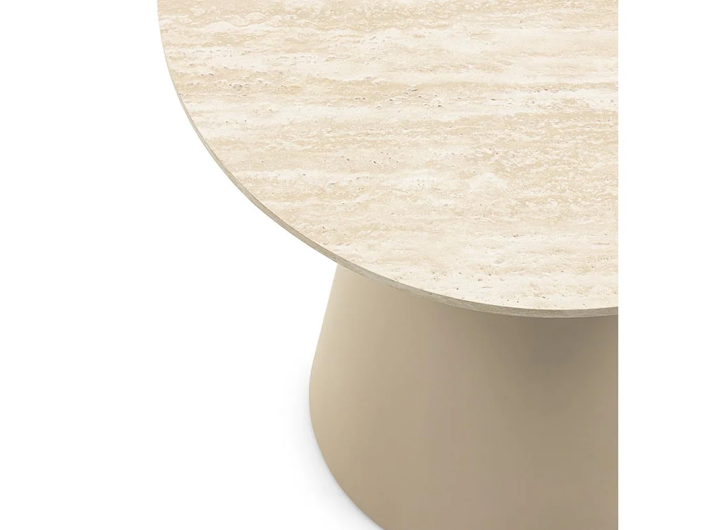 Salontafel 53x59,5x80 cm beige OREZ