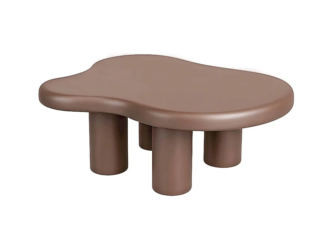 Table basse 80x100x36 cm marron BIZARRO