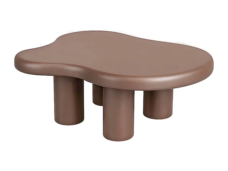 Mesa de centro 80x100x36 cm castanho BIZARRO