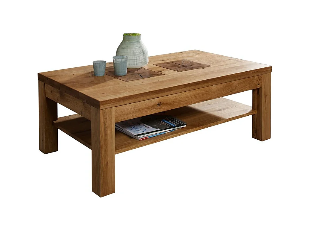 Couchtisch 118x70x45 cm, Eiche geölt, Andromeda WZ-0315