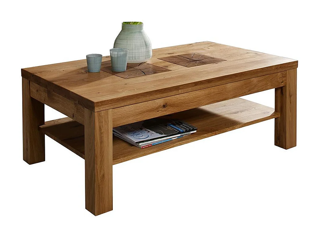 Couchtisch 118x70x45 cm, Eiche geölt, Andromeda WZ-0315