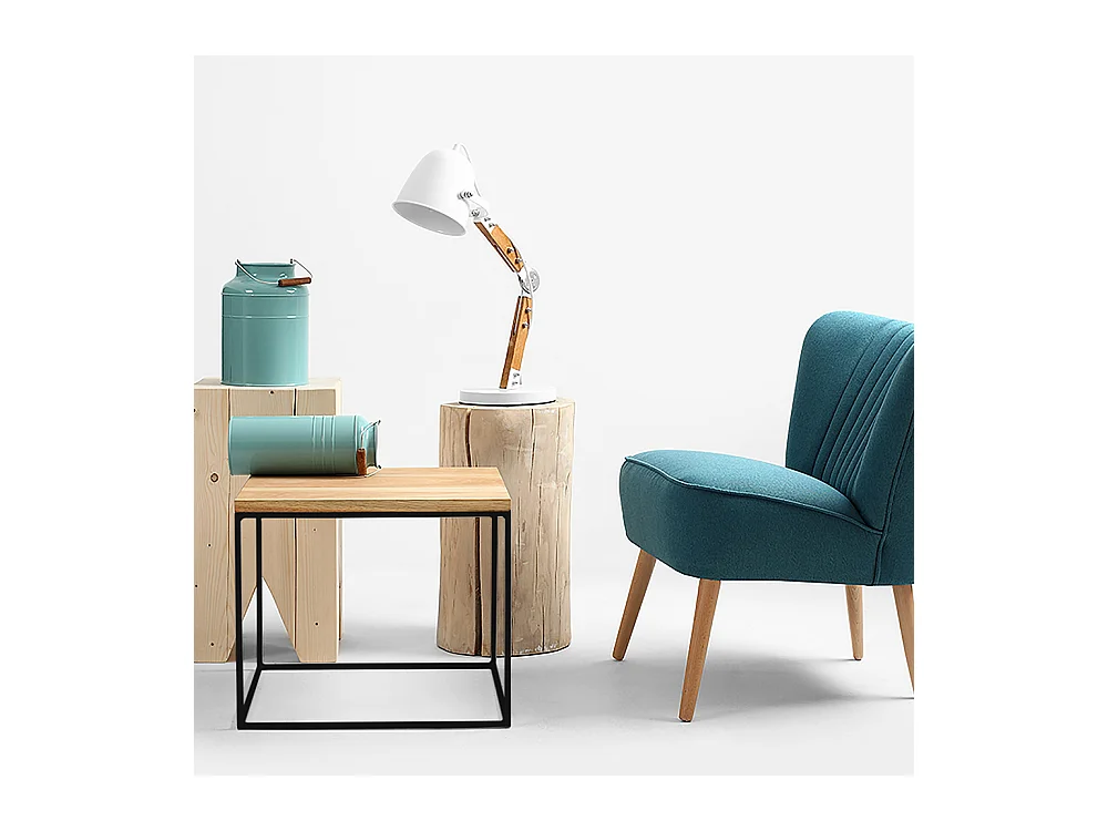 Table basse 50x50x45 cm Chêne tensio