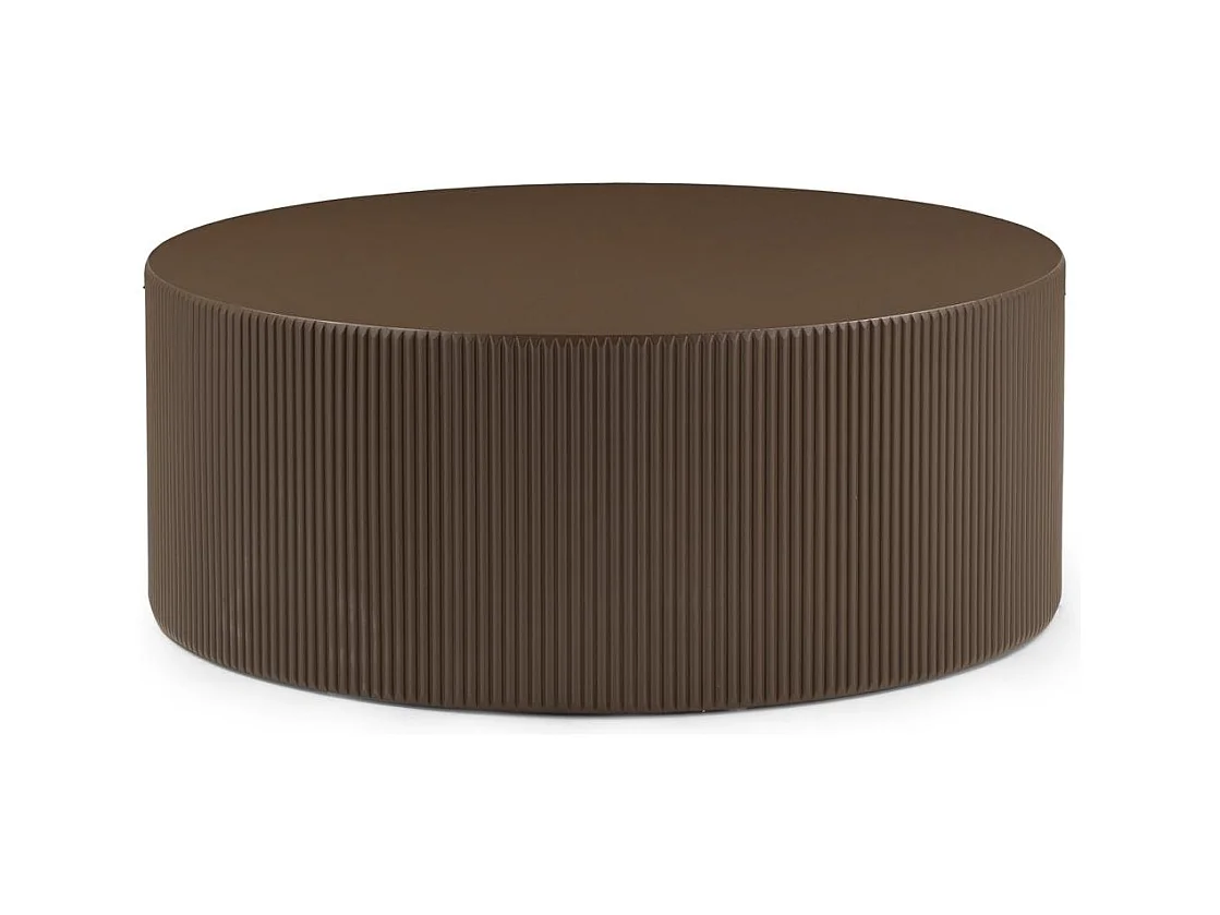 Table basse 90x90x35 cm moka RYU