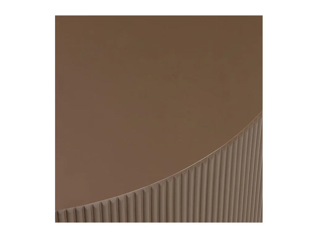 Table basse 90x90x35 cm moka RYU