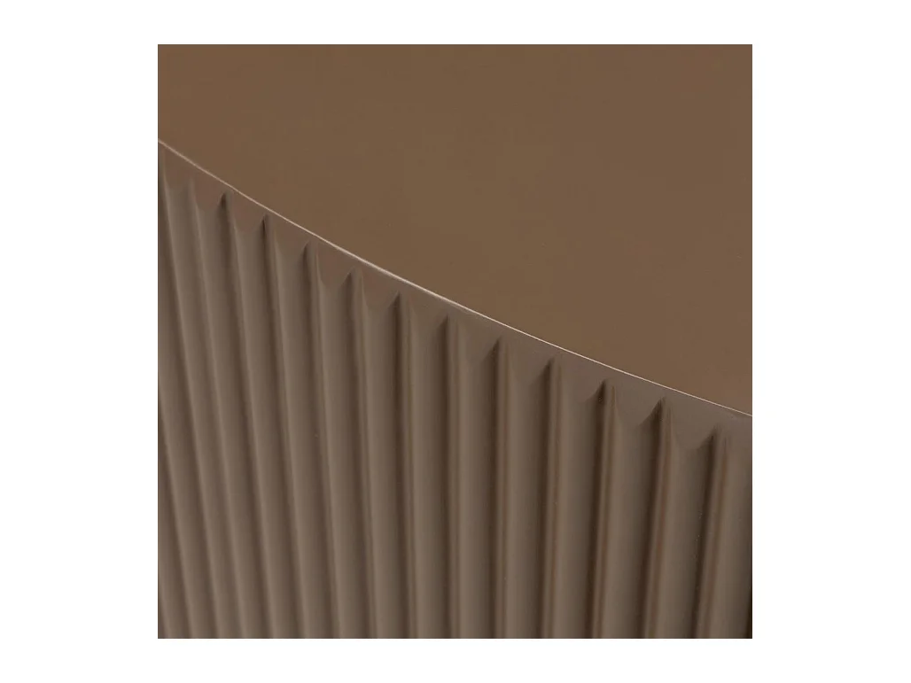 Table basse 90x90x35 cm moka RYU