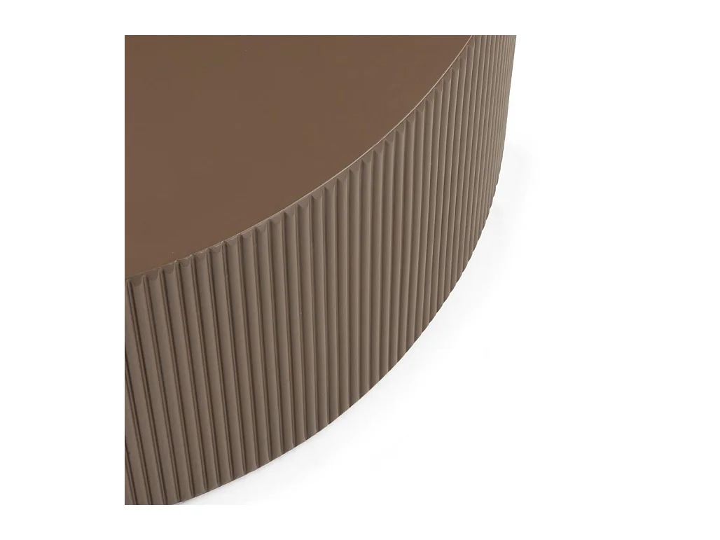 Table basse 90x90x35 cm moka RYU