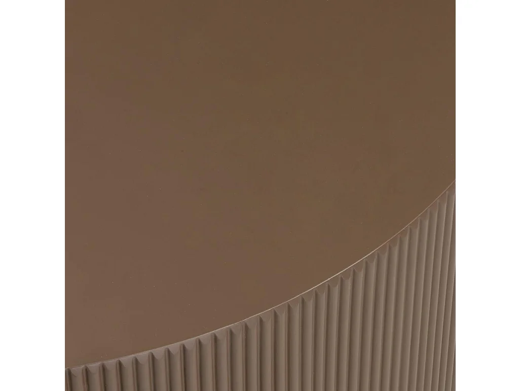 Table basse 90x90x35 cm moka RYU