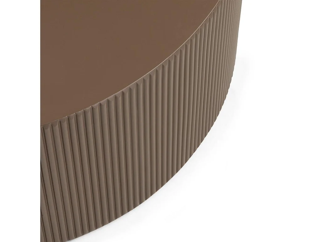 Table basse 90x90x35 cm moka RYU