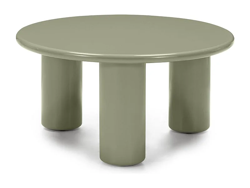 Salontafel 80x80x40 cm olijf Lecrel