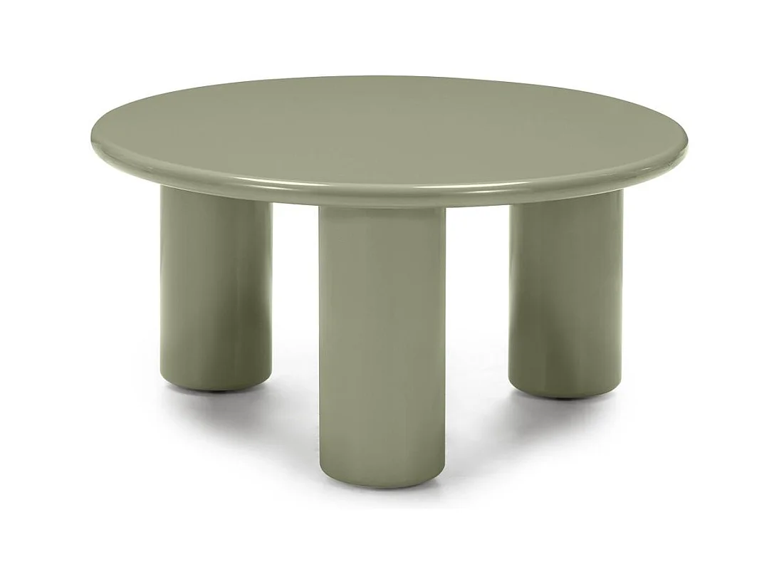 Table basse 80x80x40 cm olive Lecrel