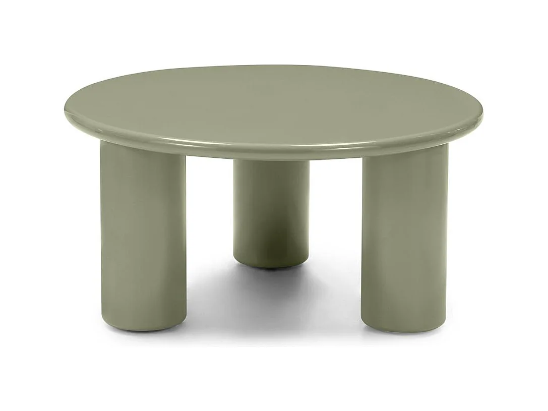 Table basse 80x80x40 cm olive Lecrel