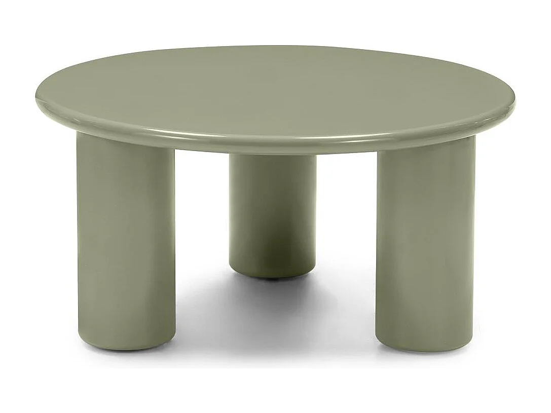 Table basse 80x80x40 cm olive Lecrel