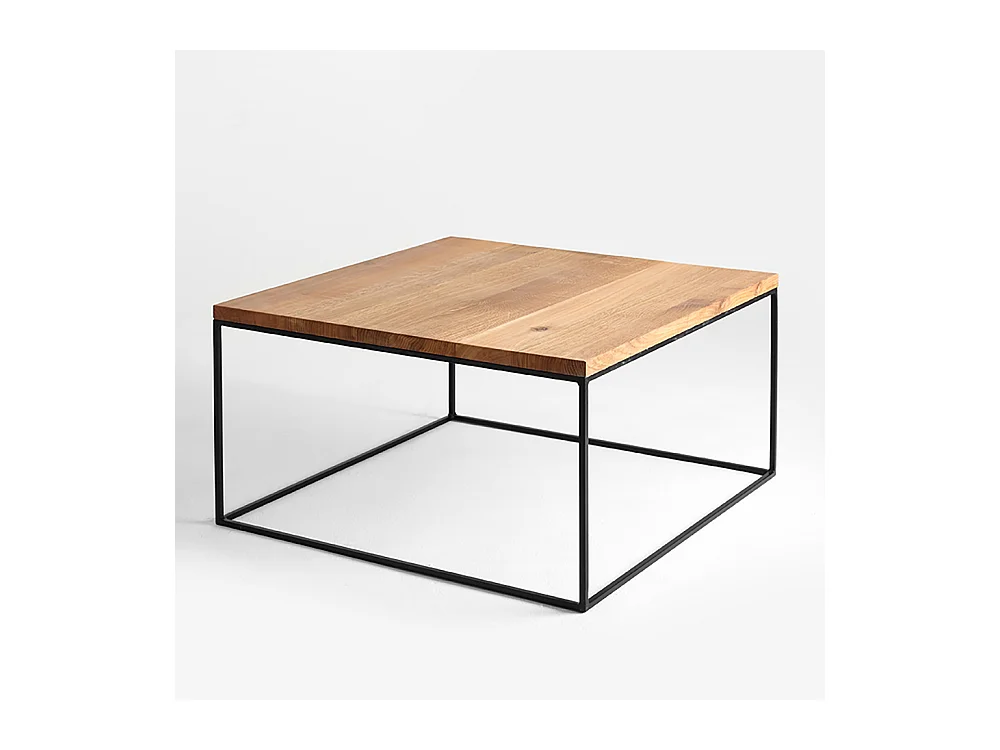 Salontafel 80x80x45 cm zwart Tensio Wood 80