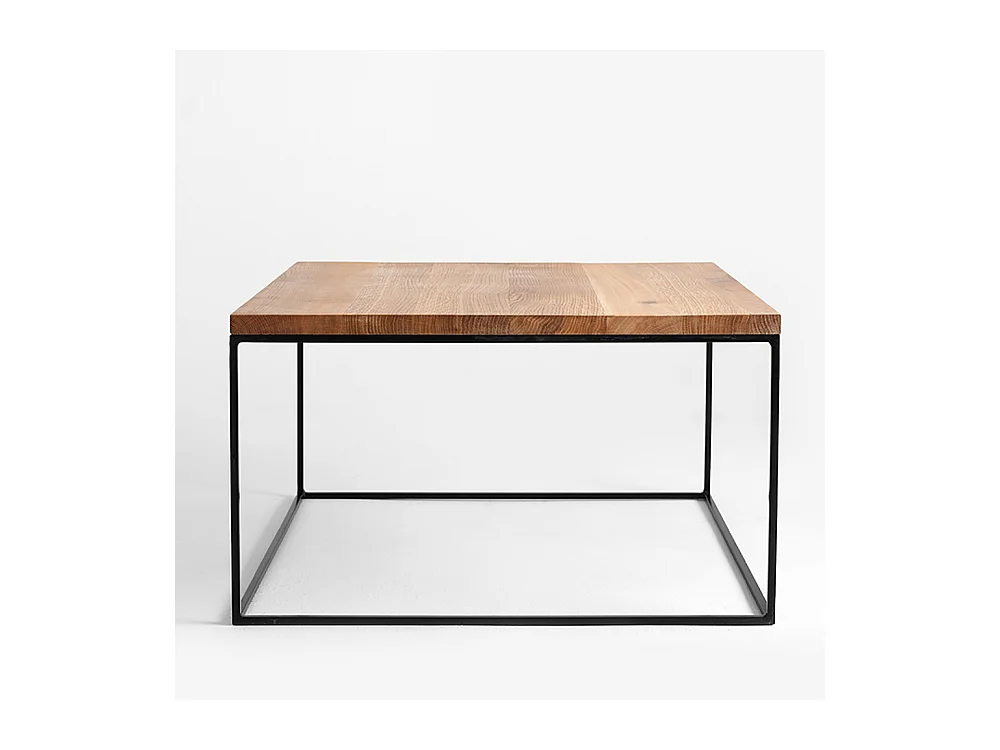 Couchtisch 80x80x45 cm schwarz Tensio Wood 80