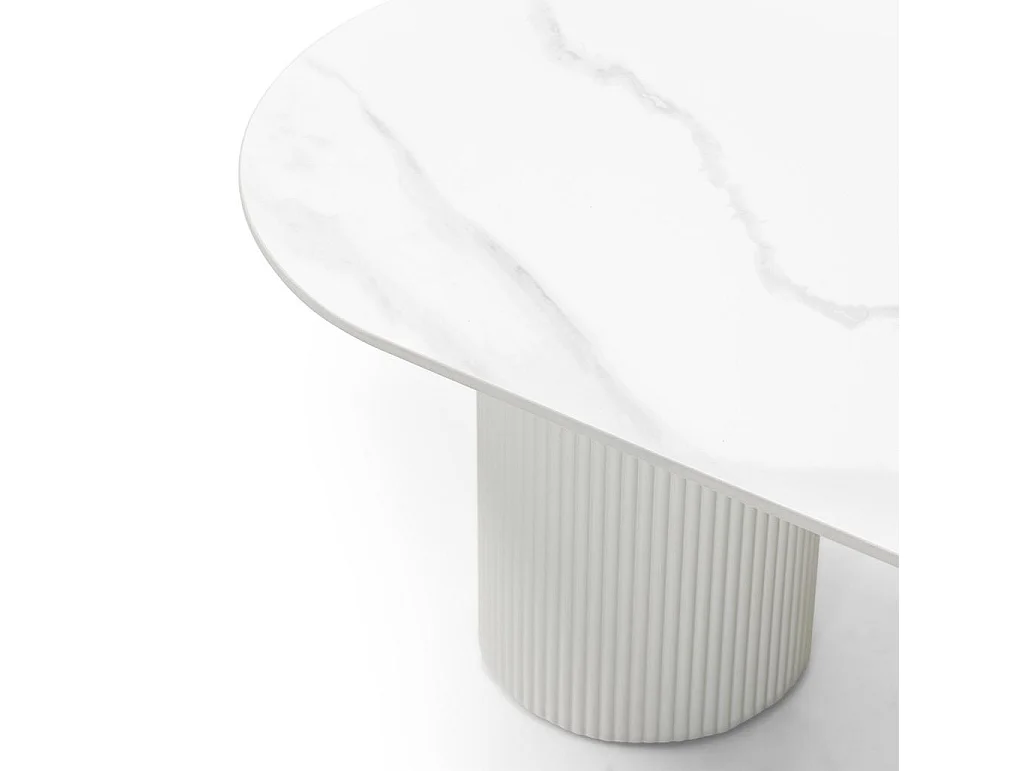 Couchtisch 120x60x46,9 cm Off-White Marbella