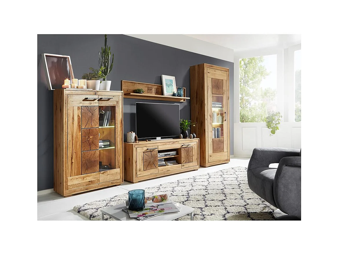 Couchtisch 70x70x45 cm Eiche geölt Andromeda WZ-0315