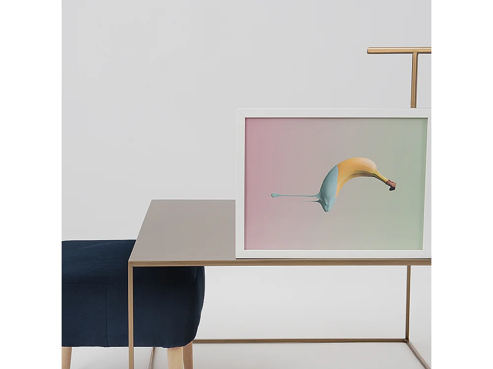 Couchtisch 0,8x0,8x0,45 m gold Tensio Metall 80