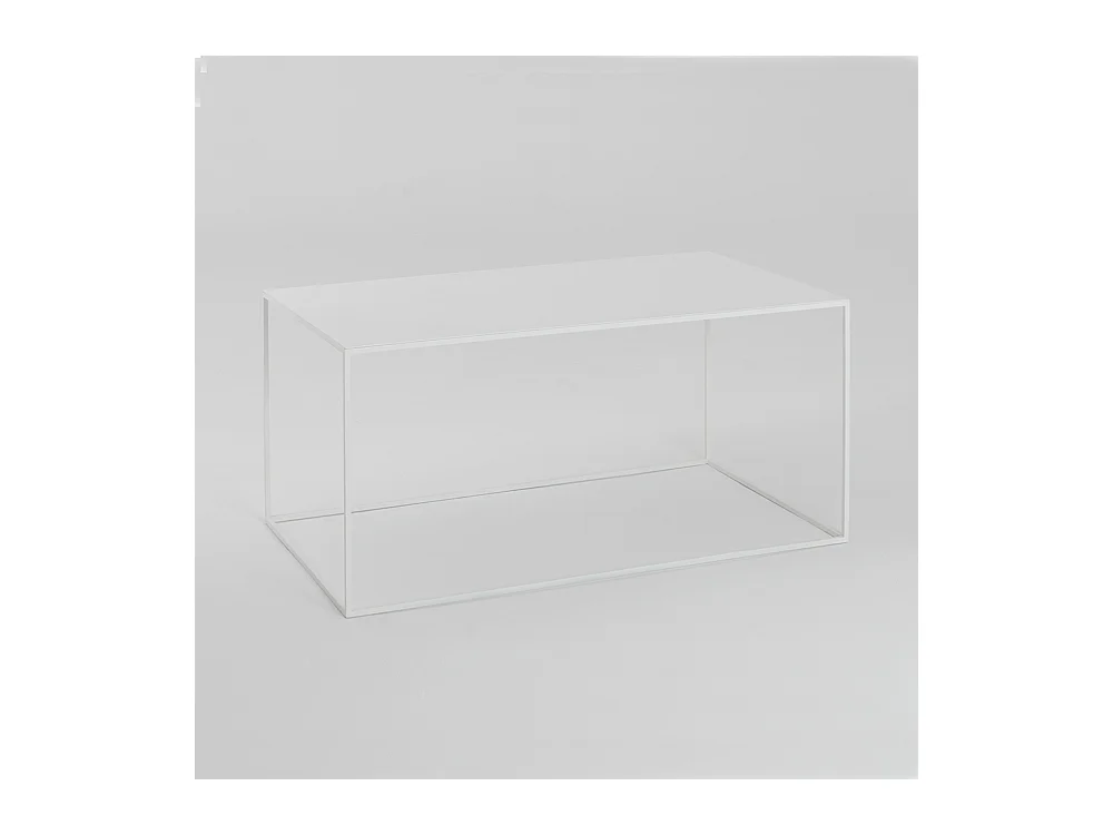 Tavolino da caffè 100x60x45 cm bianco tensio