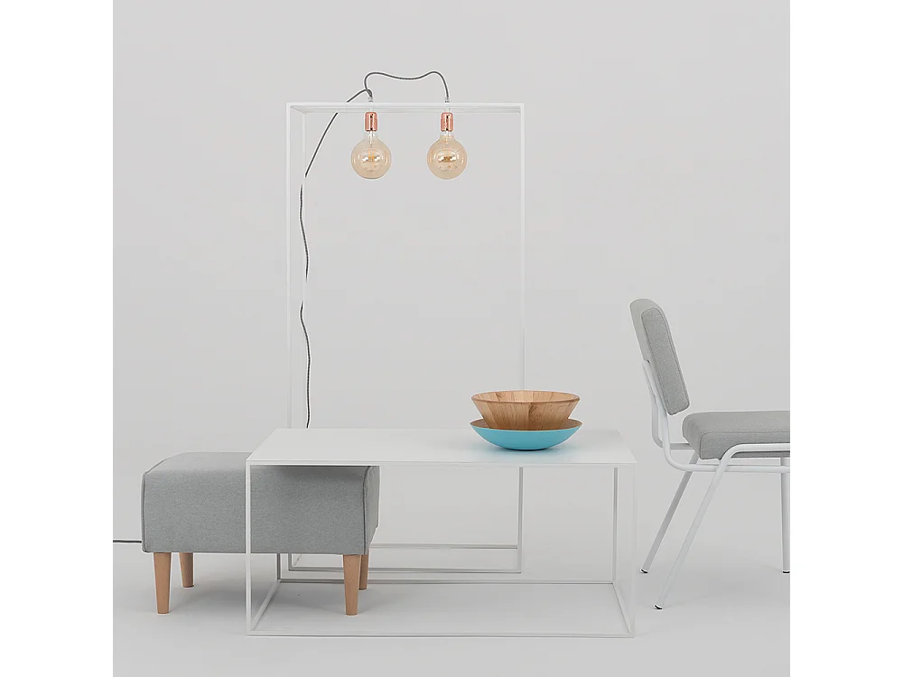 Mesa de Centro 100x60x45 cm branca Tensio