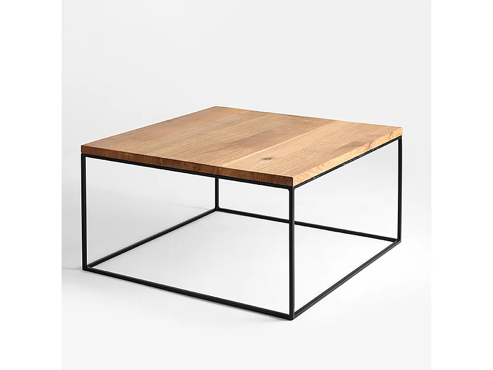 Salontafel 100x100x45 cm zwart Tensio Hout