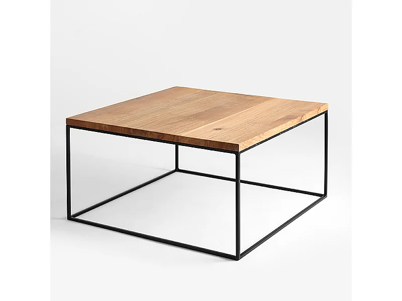 Salontafel 100x100x45 cm zwart Tensio Hout