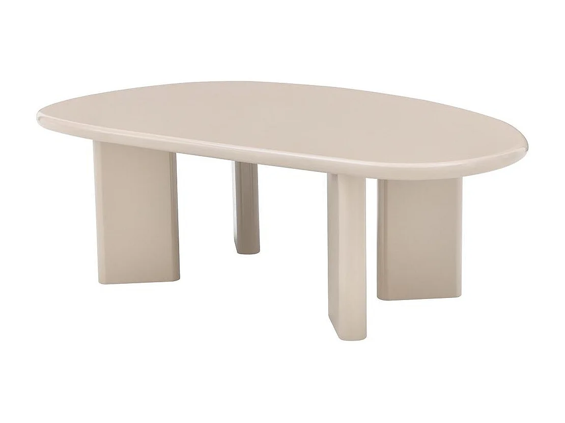 Salontafel 130x80x42 cm Crème Nadin