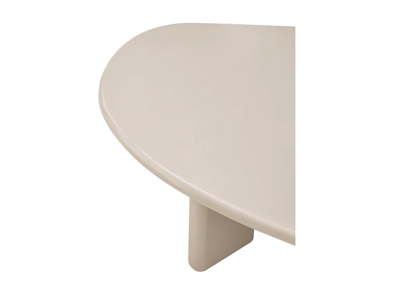 Salontafel 130x80x42 cm Crème Nadin