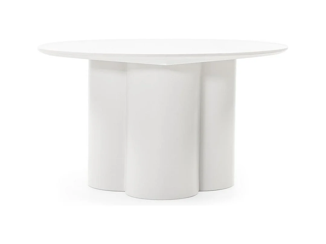 Table basse 80x80x45 cm Gris clair Lavano