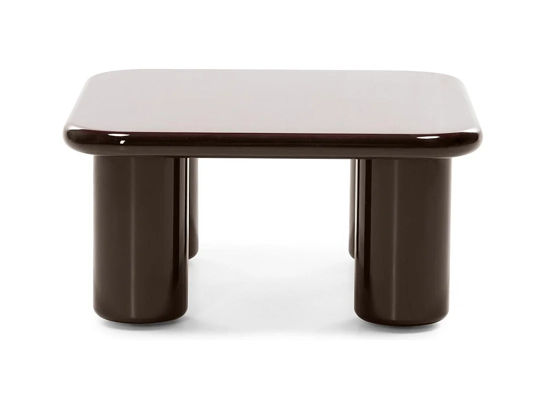 Table basse 70x70x34 cm marron Murien