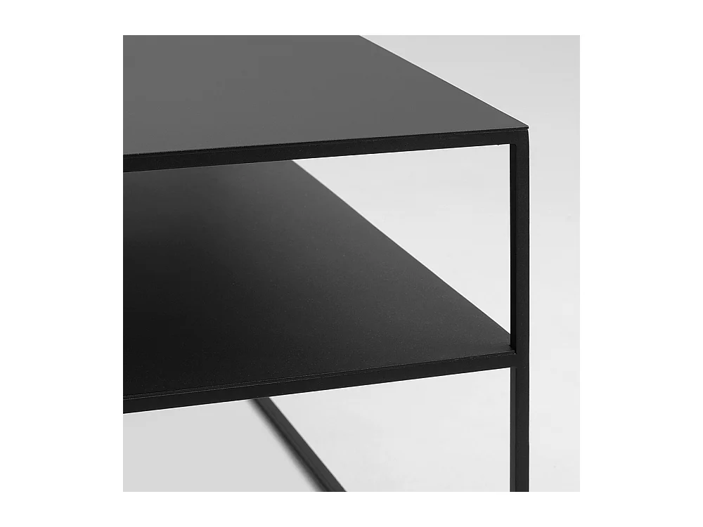 Salontafel 80x80x45 cm zwart Tensio