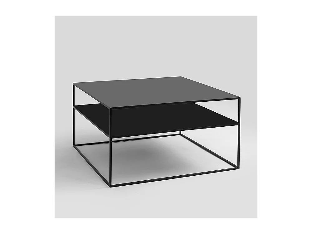 Salontafel 80x80x45 cm zwart Tensio